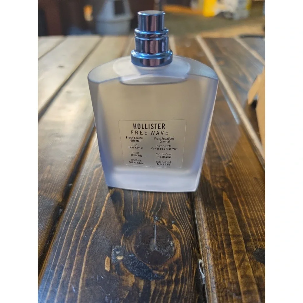 Hollister Men's Hollister Free Wave EDT Spray 3.4 oz (Tester) Fragrances